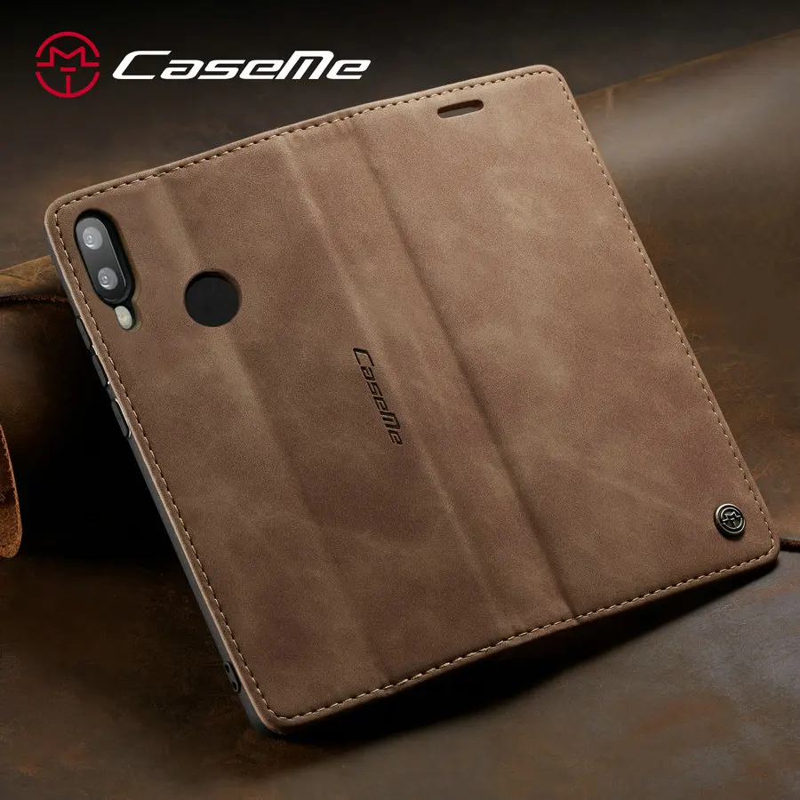 CaseMe для huawei P20 lite Флип кожаный чехол портмоне держатель телефона Coque Новая Книга