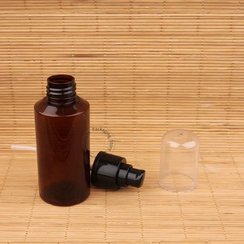 Пластиковая бутылка с насосом для лосьона 100 мл 40 шт./лот|lotion pump bottle|refillable containerplastic