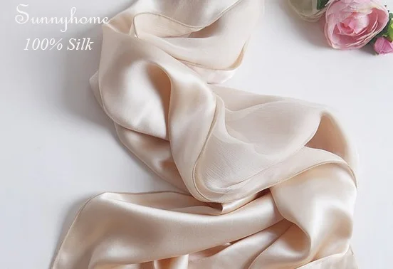 Женский шелковый шарф зимний аксессуар для платья 100% сатин шелк лоскутное шитье