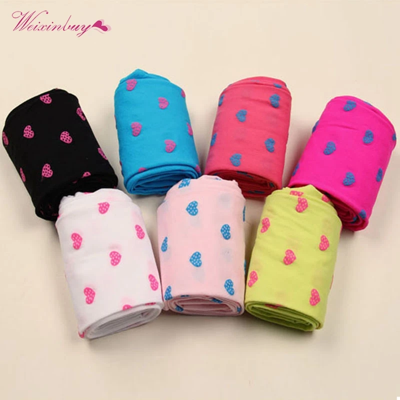 

WEIXINBUY New Design Girls Tights Lovely Opaque Velvet Stockings for Kids Girl Print Tight 1 Pcs