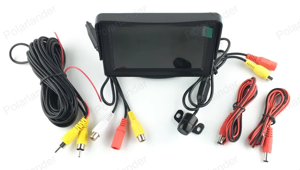 

freeshipping 4.3" Color TFT Car Mirror Monitor LCD Display with Waterproof 170 Degree Angle Rear View Camera
