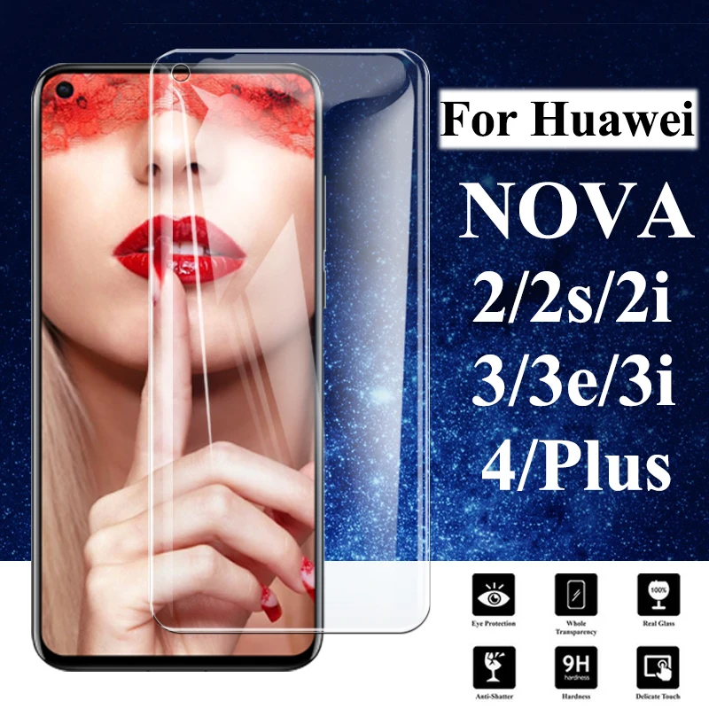 Защитное стекло для Huawei Nova 3 3i 4 2 2i 2s plus s2 i2 i3 защита экрана 9h huawey закаленное Защита