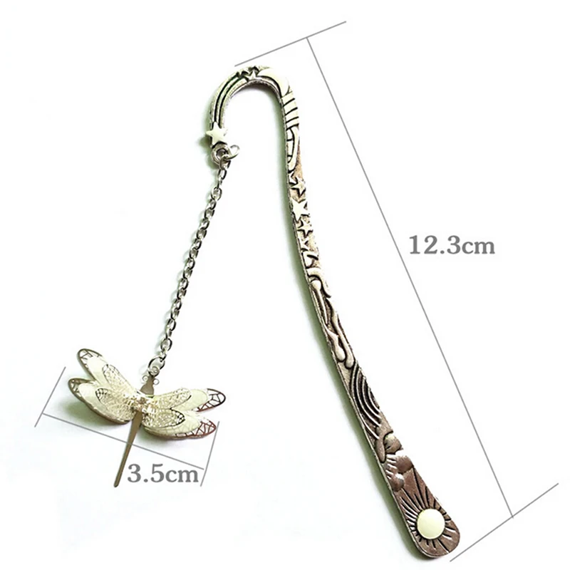 

Creative Butterfly Dragonfly Bookmark Glow In The Dark Book Marker Stationery DIY Luminous Bookmarks Gift