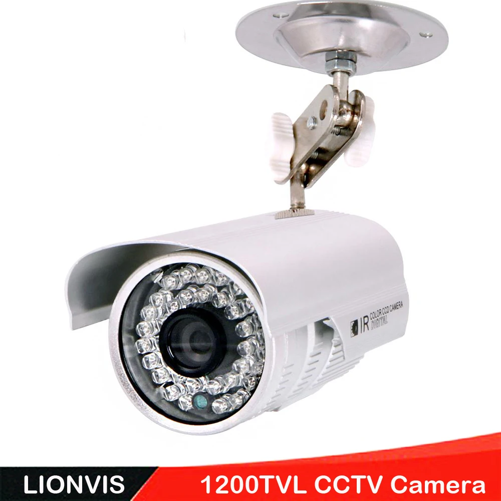 Безопасности Камера 1/3 ''Sony CMOS 1200tvl 36 LED Цвет ИК Ночное Видение видеонаблюдения