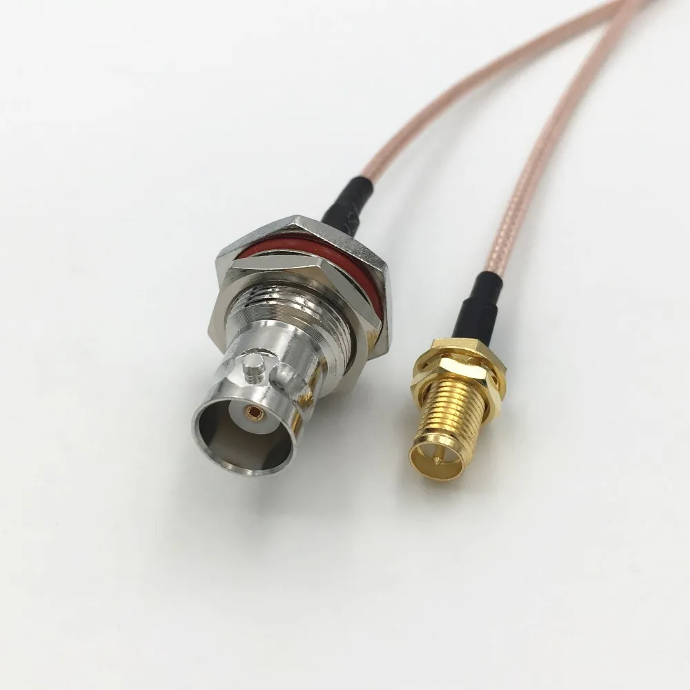 10 шт. RP SMA женский переключатель BNC гнездо Гайка адаптер RG316 RF коаксиальный кабель