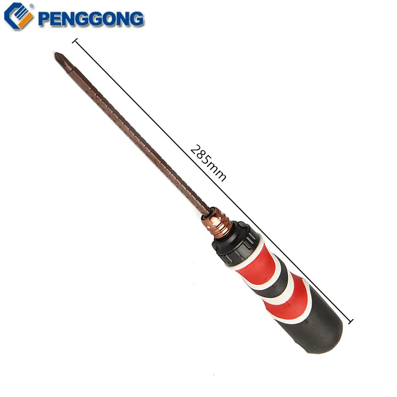 PENGGONG 4 шт. Наборы отверток и с храповым механизмом S2 Регулируемая телескопическая