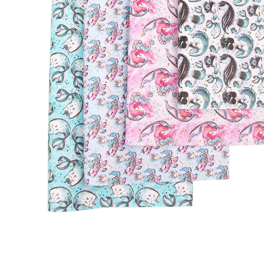 IBOWS 22*30 см змея Snythetic кожа Leopard искусственная с тиснением ткань для DIY Волосы Луки