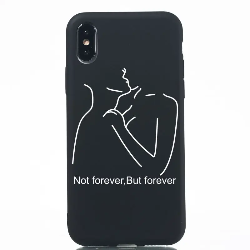 Fashion Art Abstract Lines Soft Case for iPhone 8 7 Plus X XS MAX TPU XR 6 6S 5 5S SE Silicone Coque Funda |