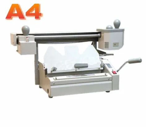 A4 size Automatic glue binding machine 320mm 50S glue book binder