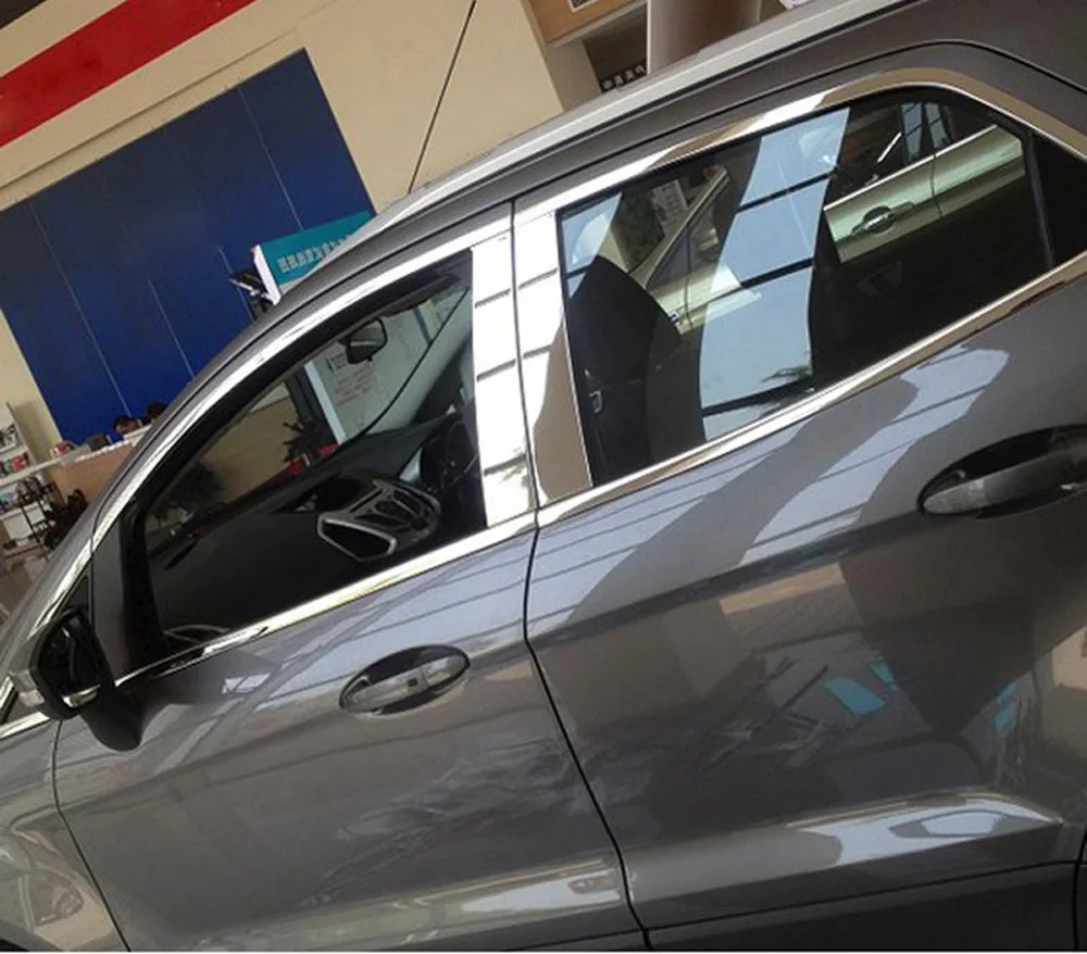Полная комплектация для Ford EcoSport 2013 2014 2015 2016 из нержавеющей стали молдинговая