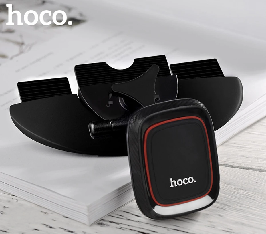 HOCO магнитный держатель телефона в автомобиль для iPhone X Xr Xs Max 360 Вращение на вентиляционное отверстие Автомобильный держатель для телефона в автомобиль gps Стенд