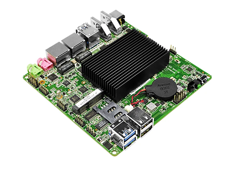 QOTOM Mini ITX Motherboard Q3160G2-P with Celeron J3160 Processor, quad core up to 2.24 GHz