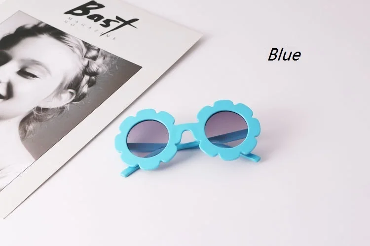 Винтажные очки детские солнцезащитные очки с круглым цветком Gafas детские спортивные солнцезащитные очки UV400 для девочек и мальчиков Oculos De Sol