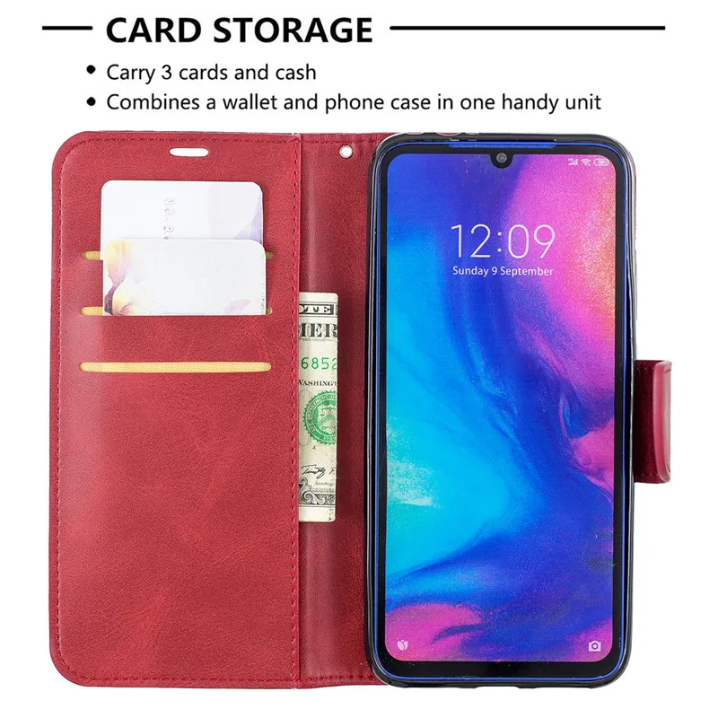 Кожаный чехол-книжка Note 7 для Xiaomi Redmi Pro чехол 4 4X 5 6 роскошный чехол-бумажник |