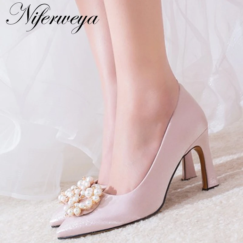 Весенне-осенние шелковые женские свадебные туфли в китайском стиле Большие