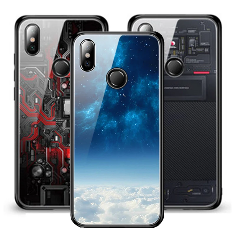Чехол для xiaomi mi x 3, чехлы для телефонов mi x3, жесткий чехол из закаленного стекла для xiaomi mi x 3, мягкая силиконовая рамка, защитный чехол