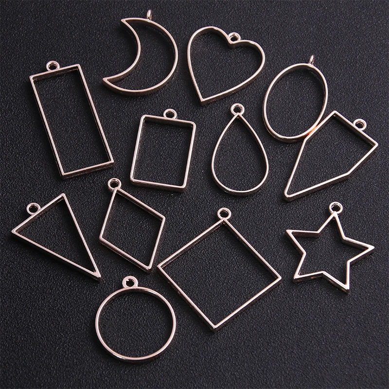 6 шт./лот 12 стилей ювелирные изделия из сплава цвета розового золота