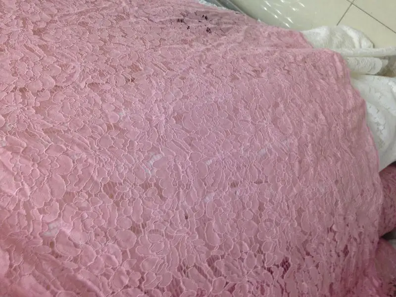 Вышитая новейшая африканская кружевная ткань бордового цвета Кружевное