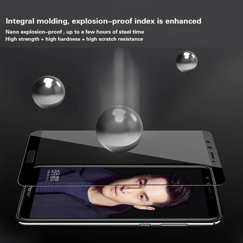 Для Huawei Honor V10 V8 10 9 Lite 3D 9H закаленное стекло твердость полное покрытие Защита