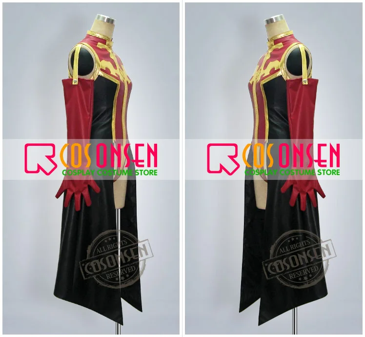 Косплэй горячих источников Code Geass Lelouch of the Rebellion Villetta Nu красный костюм |
