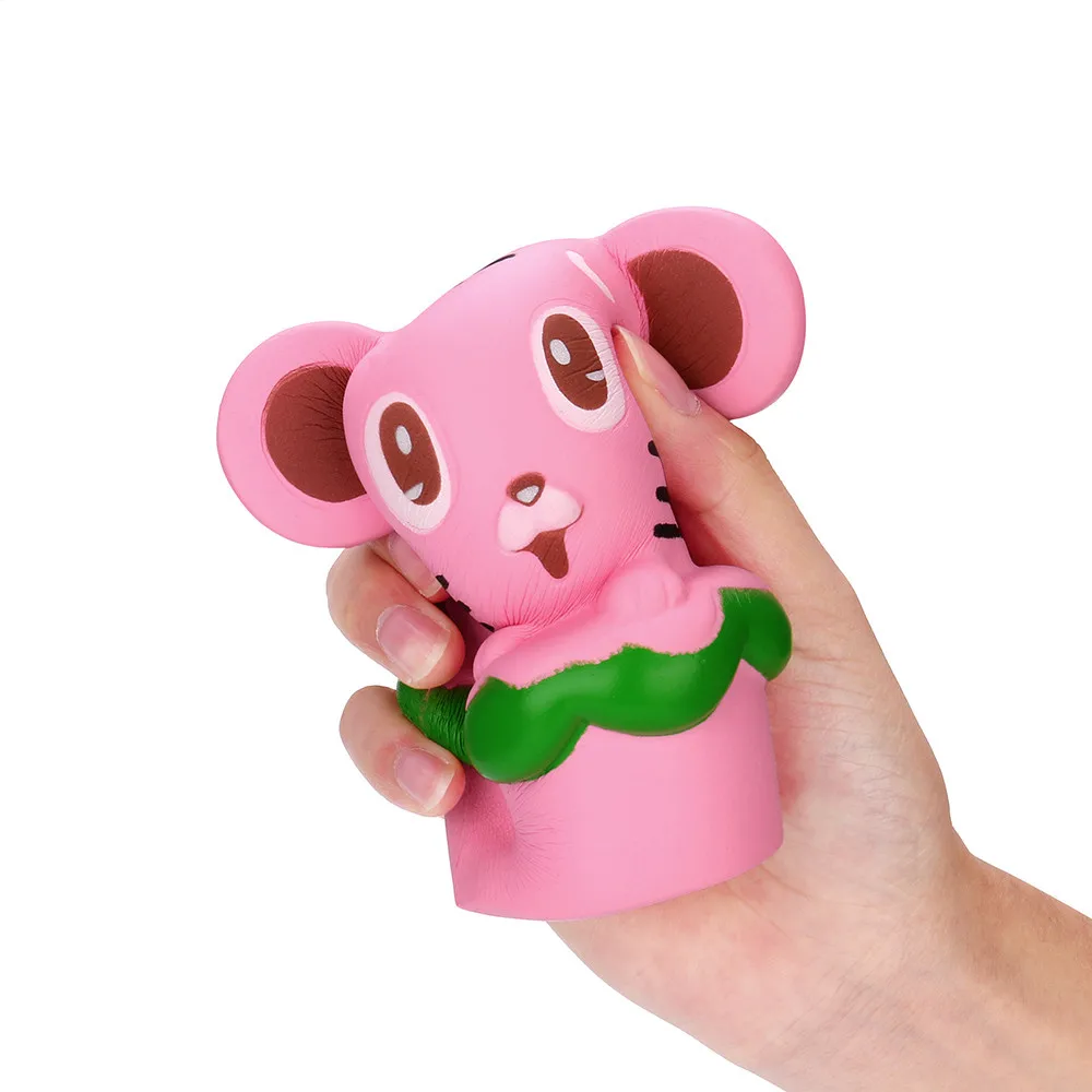 Бесплатная доставка мягкий тигр гамбургеры телефон ремни замедлить рост булочка