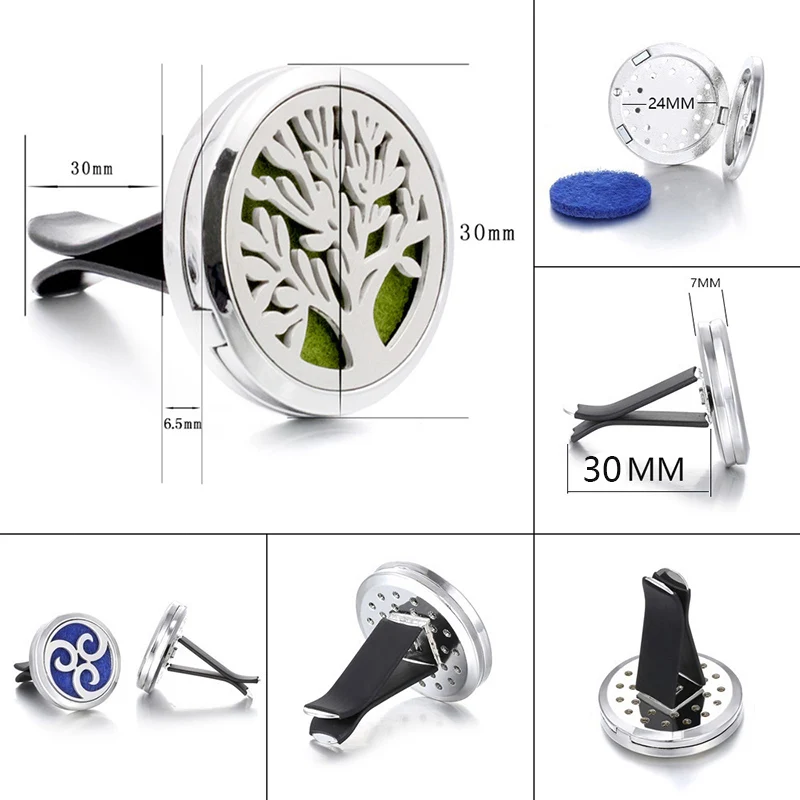 Автомобильный распылитель воздуха из нержавеющей стали освежитель для