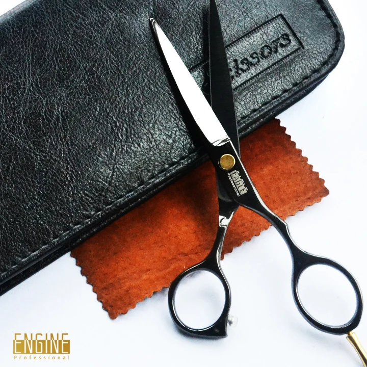 Профессиональные Титановые ножницы для стрижки волос набор ножниц черного цвета