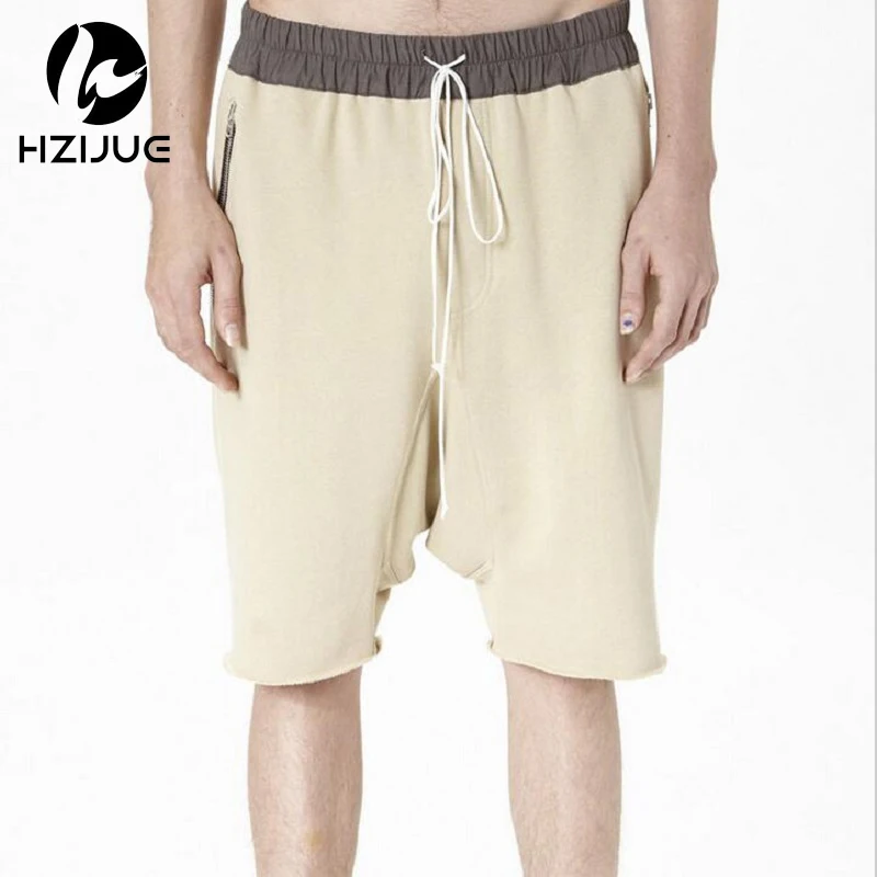 2016 Summer shorts streetwear hip hop clothes short stretch cotton sweat jogger casual drawstring beach | Мужская одежда