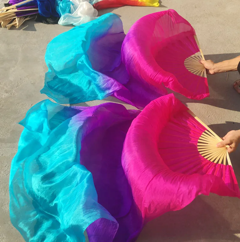 Шелковая Веер вуаль для танца живота размер 150 см 120 180 см|fan veil|silk fan veilsbelly dance silk |