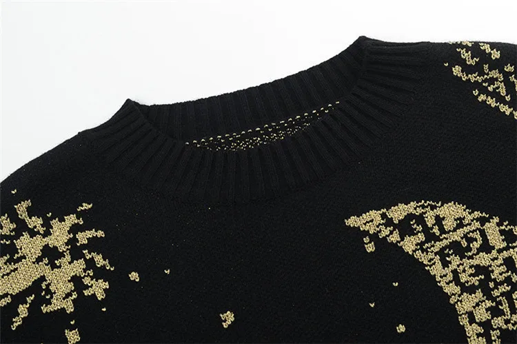 Женский свитер с круглым вырезом и длинными рукавами Cakucool вязаный пуловер