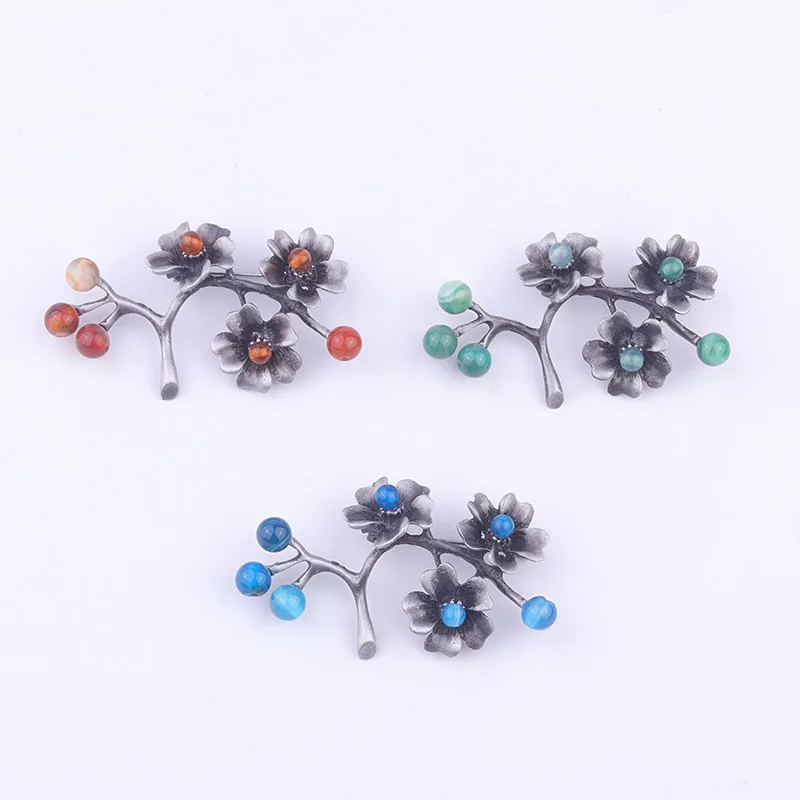 Feelgood винтажное ювелирное изделие модная брошь из натурального камня античный