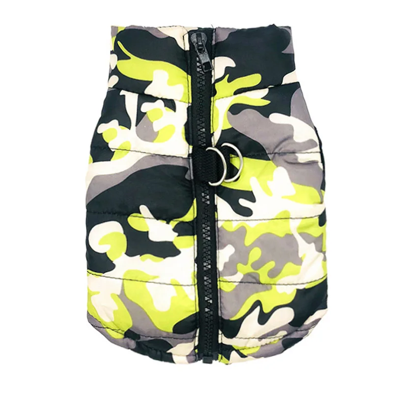 Jungle Camo Водонепроницаемый собак Coat Зима Щенок Одежда с камуфляжным принтом Маленькая Собака Куртка Чихуахуа Йорки Костюмы - Цвет: Jungle Camo