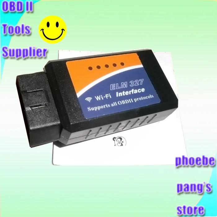 25k80 ELM327 v1.5 wifi OBD OBD2 автомобильный диагностический сканер elm 327 Wi Fi 1 5 OBDII для Android / IOS