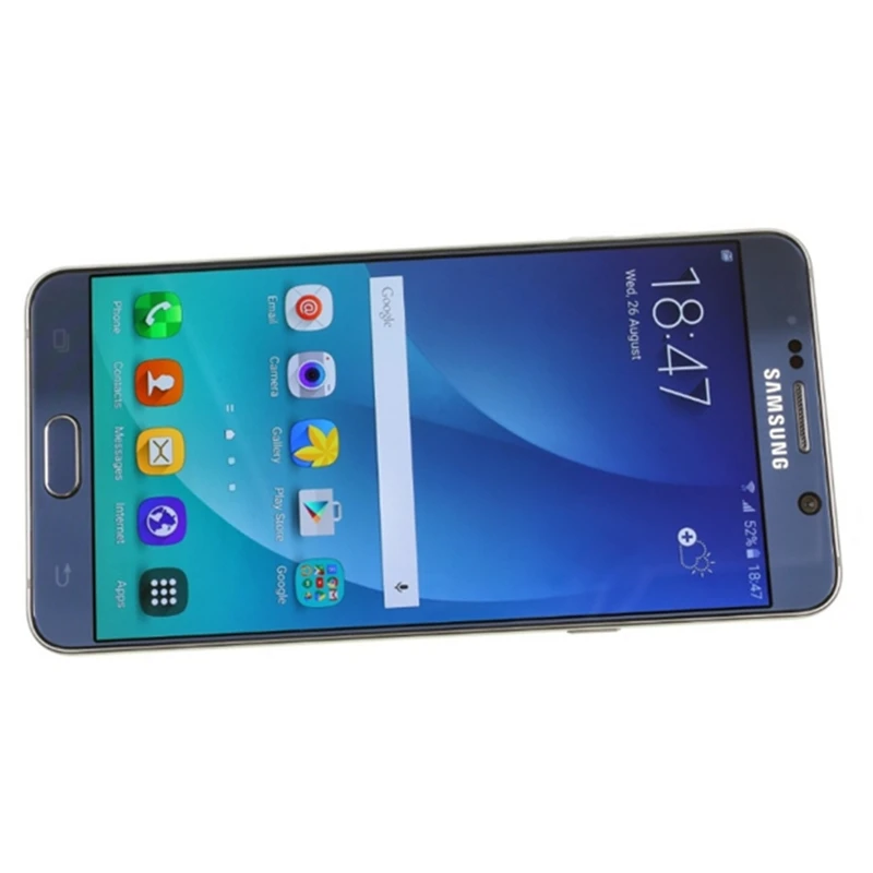 Разблокированный samsung Galaxy Note 5 N920A/C Восьмиядерный 5,7 дюймов 4 Гб ОЗУ 32 Гб ПЗУ 16,0 Мп LTE 4G Android для смартфона, мобильного телефона