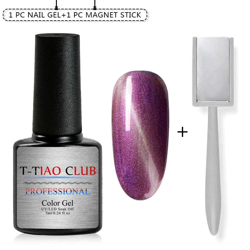 2pcs/set Cat Eye Gel Polish Magnet Stick Set Chameleon 3D Eyes UV Nail Soak Off Long Lasting Led Varnish | Красота и здоровье