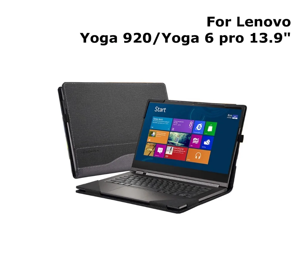 2017 чехол для Lenovo Yoga 920 13 9 ''планшет ноутбука ПУ кожа защитная 6 Pro ноутбук + ручка
