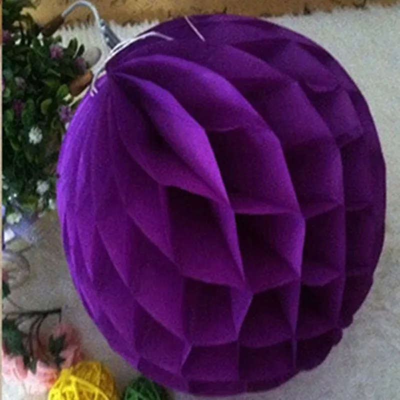 10 шт. 20 см 8 дюймов ткани Искусственные бумажный цветок фонарь Pom Poms букет из