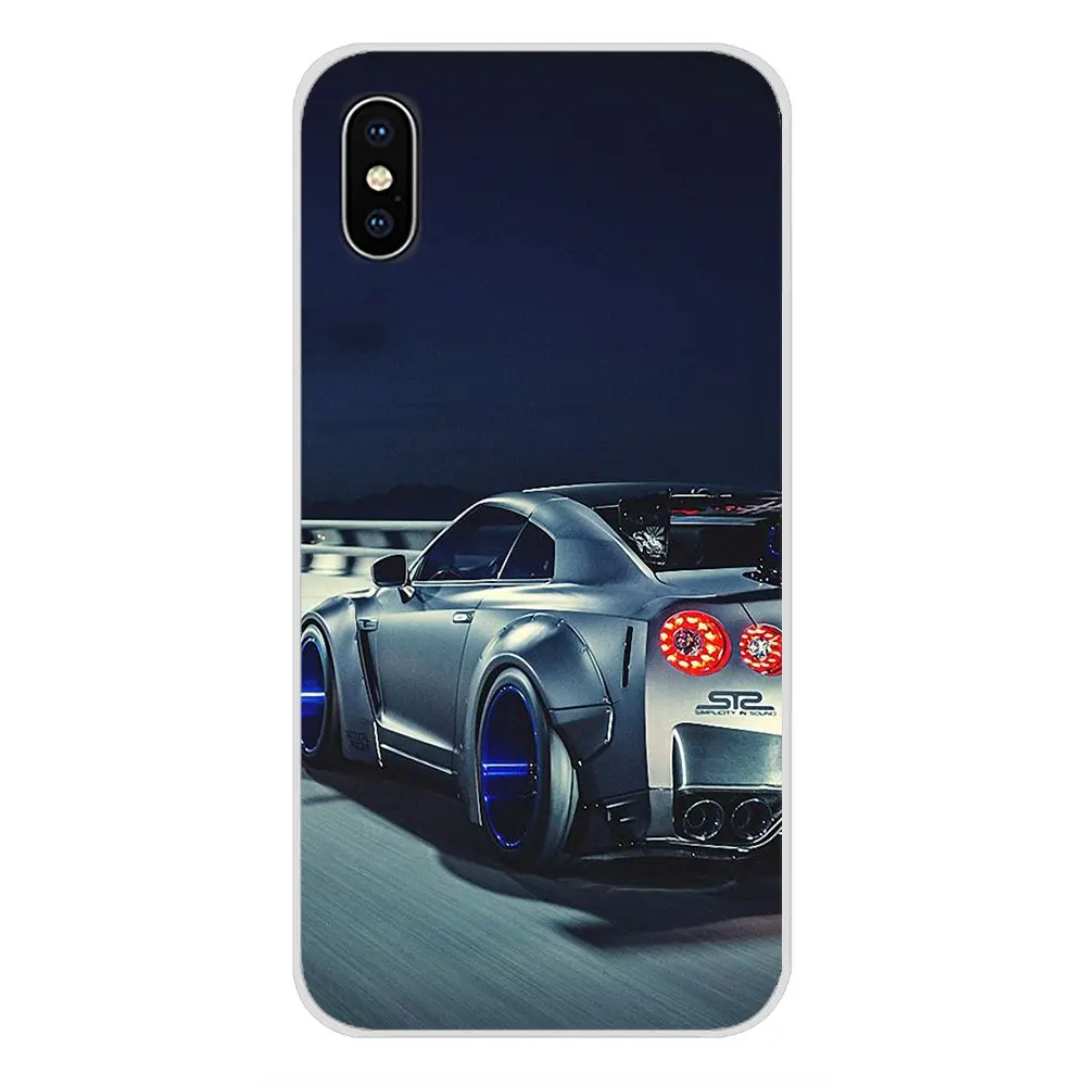 images 8 Для Apple IPhone X XR XS MAX 4 4s 5 5S 5C SE 6 6 S 7 8 Plus ipod touch 5 6 Аксессуары чехлы для телефонов JDM автомобильные NISSAN GTR металлические - Цвет: images 8