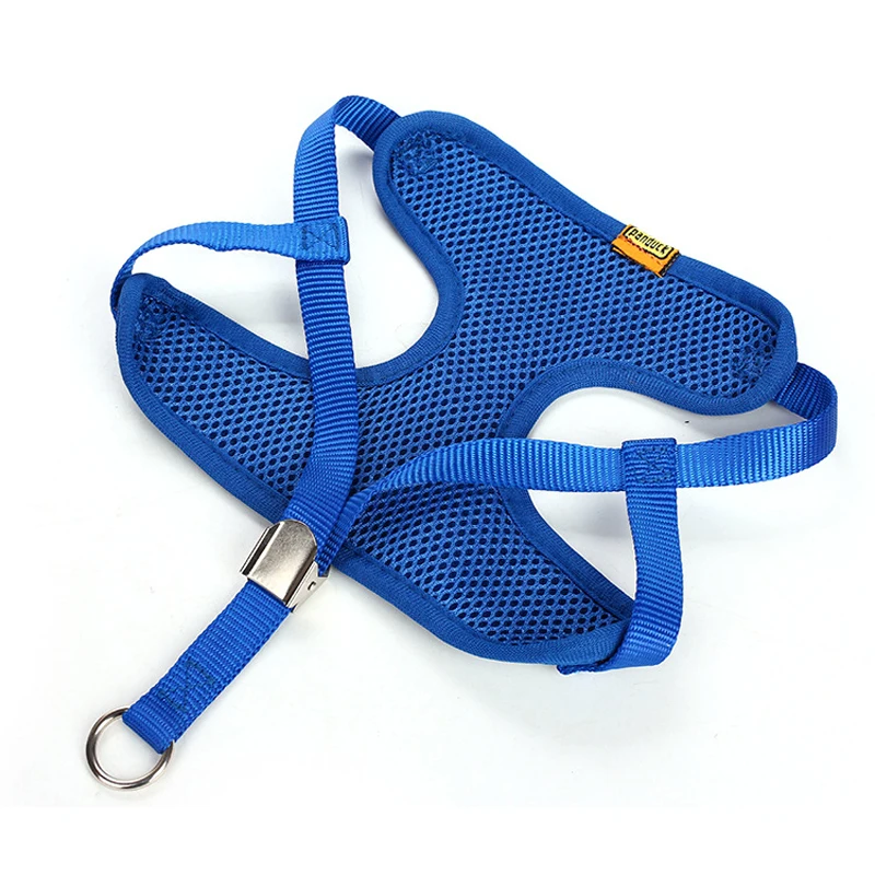 Нейлоновая шлейка жилетка для кошек сетчатый поводок из дышащей ткани мягкий