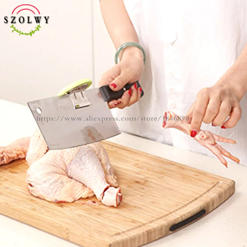 Новый Полезный кухонный режущий вспомогательный прибор из нержавеющей стали