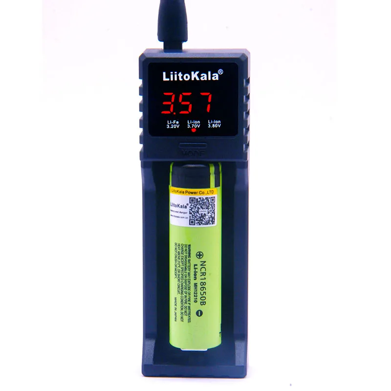 Зарядное устройство Liitokala для аккумуляторов 18650 зарядное 26650 20700 18350 16340 14500 lifepo4 3 7 В