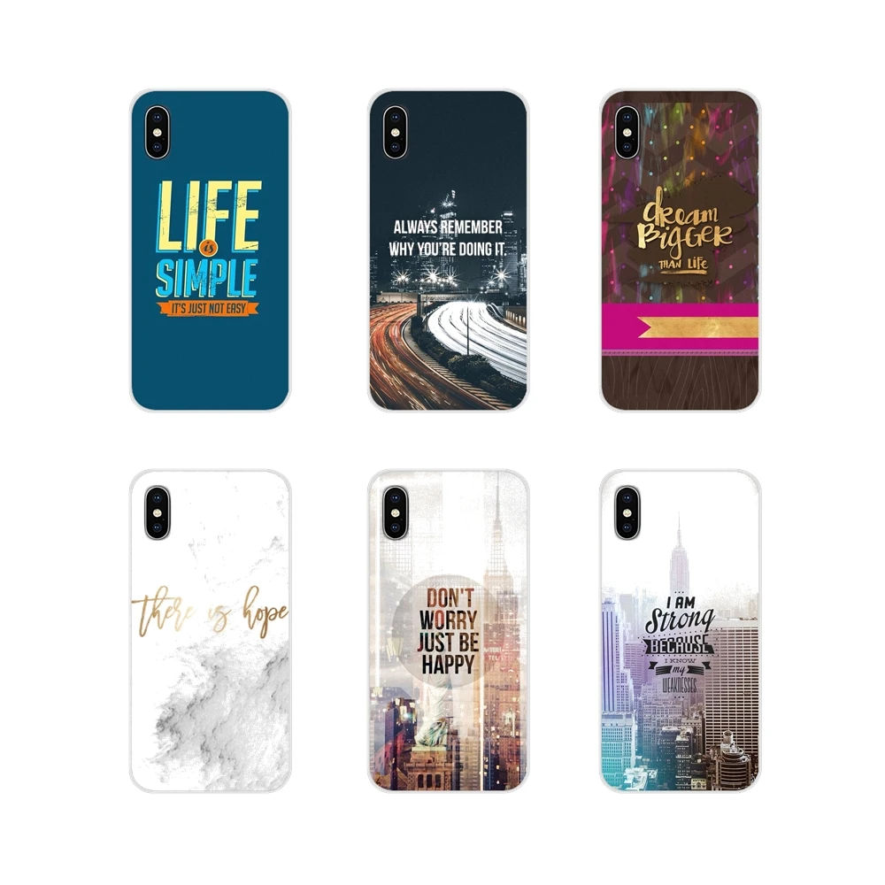 Вдохновляющие мотивирующие цитаты чехлы для телефонов Samsung Galaxy S3 S4 S5 Mini S6 S7 Edge S8 S9