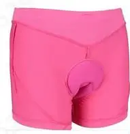 Pink Женские велосипедные шорты с розами, удобное нижнее белье для велоспорта, гелевые шорты с 3D подкладкой, велосипедные шорты, S-XXXL шорты& xs - Цвет: Pink