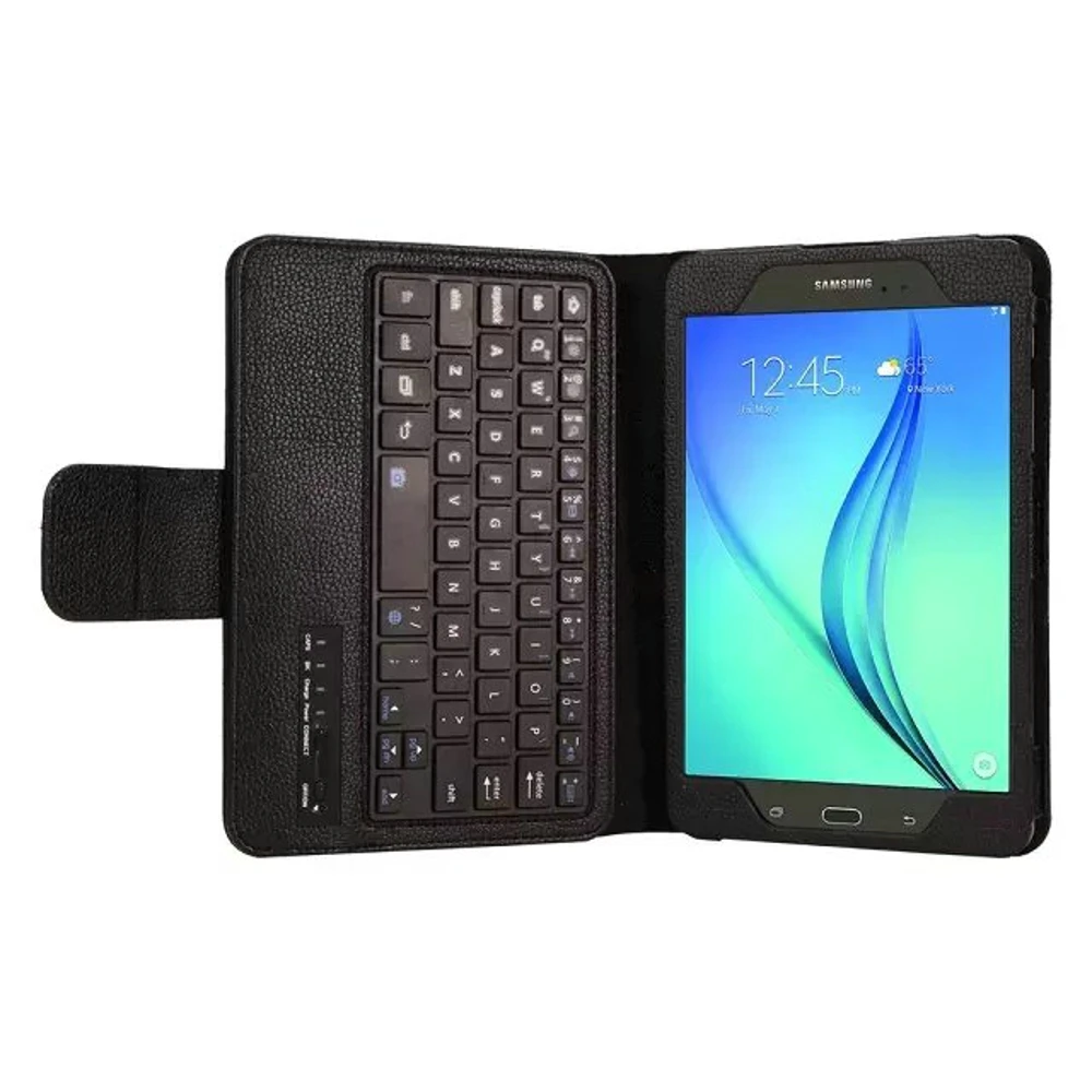 Роскошный Съемный кожаный чехол-книжка с Bluetooth клавиатурой для Samsung Galaxy Tab A 8 0 T350