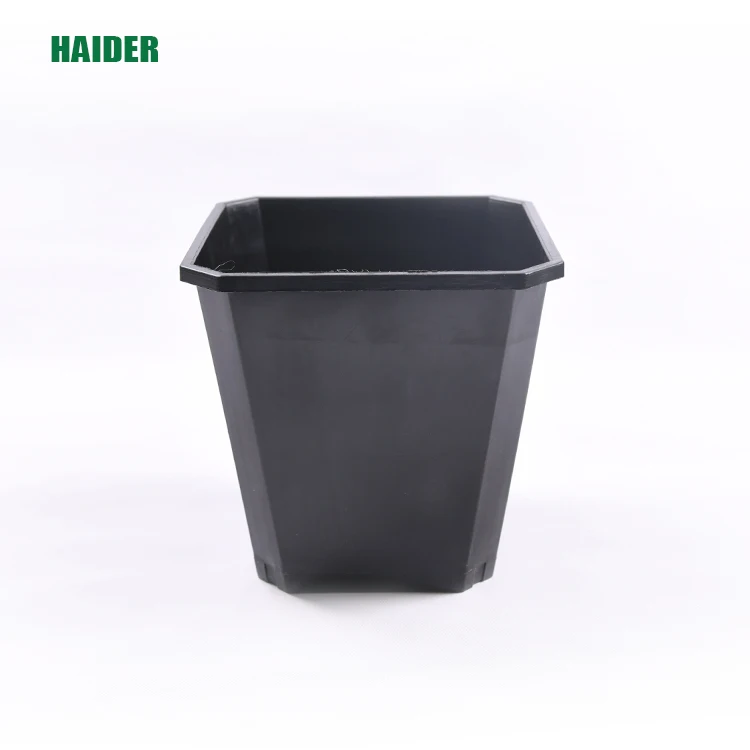 Haider квадратный пластиковый 1 3 5 галлоновый горшок | Дом и сад