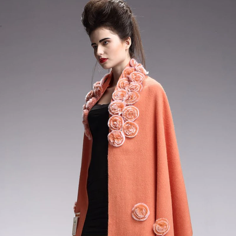 Лидер продаж 2016 новинка женская зимняя популярная шерстяная шаль ZY87051 с объемным