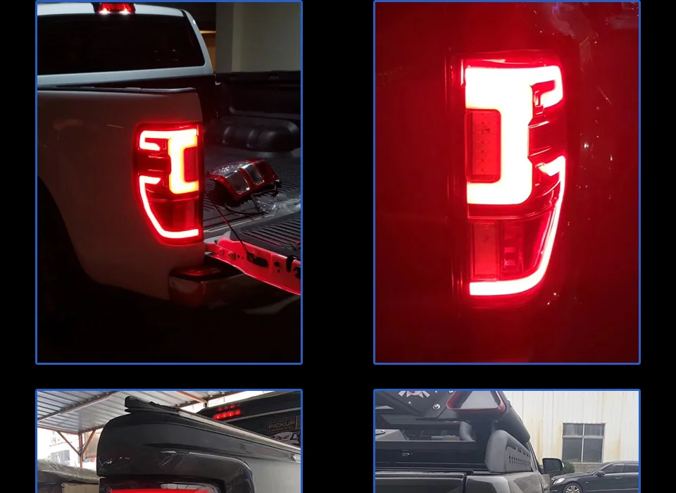 Автомобильный задний фонарь для Ford Ranger Raptor светодиодный задний светильник 2012- светодиодный задний фонарь Ranger светодиодный сигнал поворота светодиодный задний тормоз