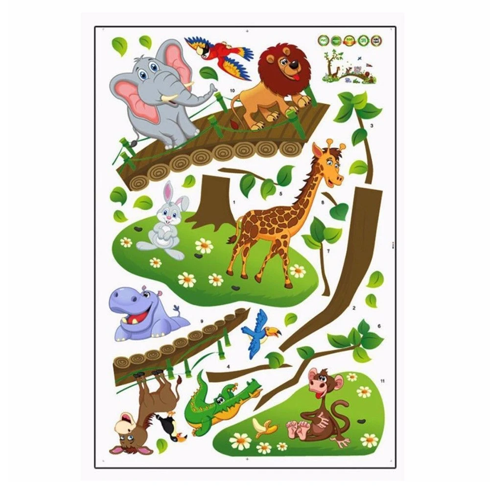 Стены украшение для детской комнаты самоклеющиеся уникальный милый мультфильм