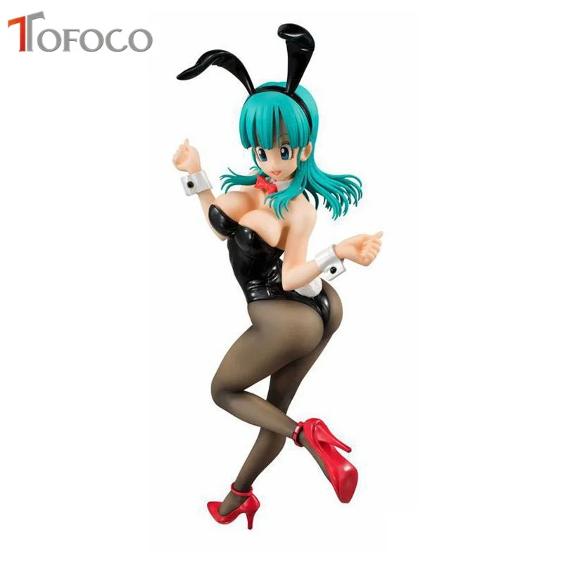 TOFOCO 20 см Фигурки Dragon Ball Z Bulma Bunny Girl Сексуальная аниме фигурка ПВХ новая модель