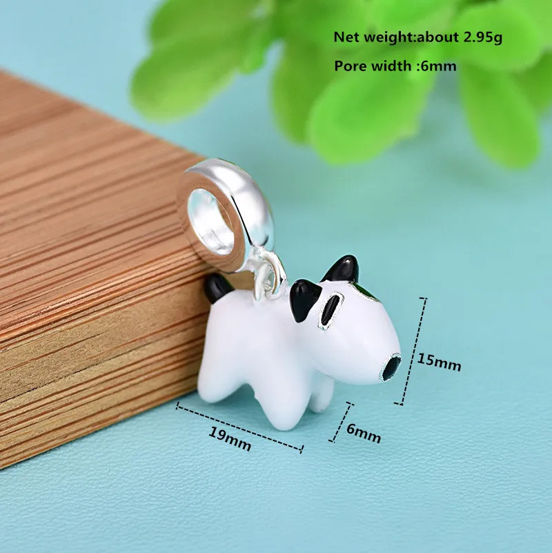 925 серебряные эмалированные Подвески DIY Ювелирные изделия Findding женские браслеты